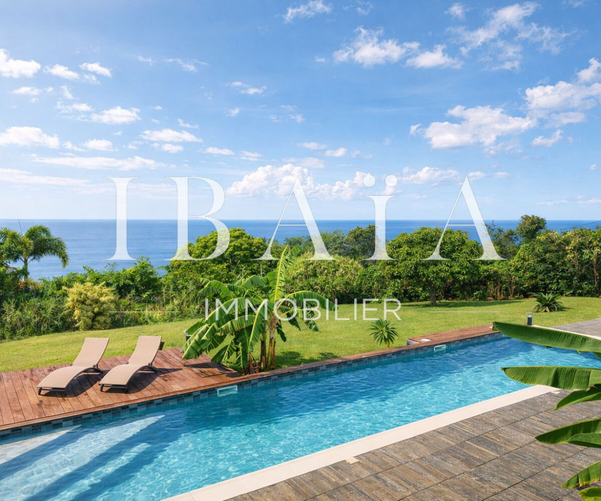 Agence IBAIA Immobilier - DESHAIES - PROPRIÉTÉ D'EXCEPTION VUE MER