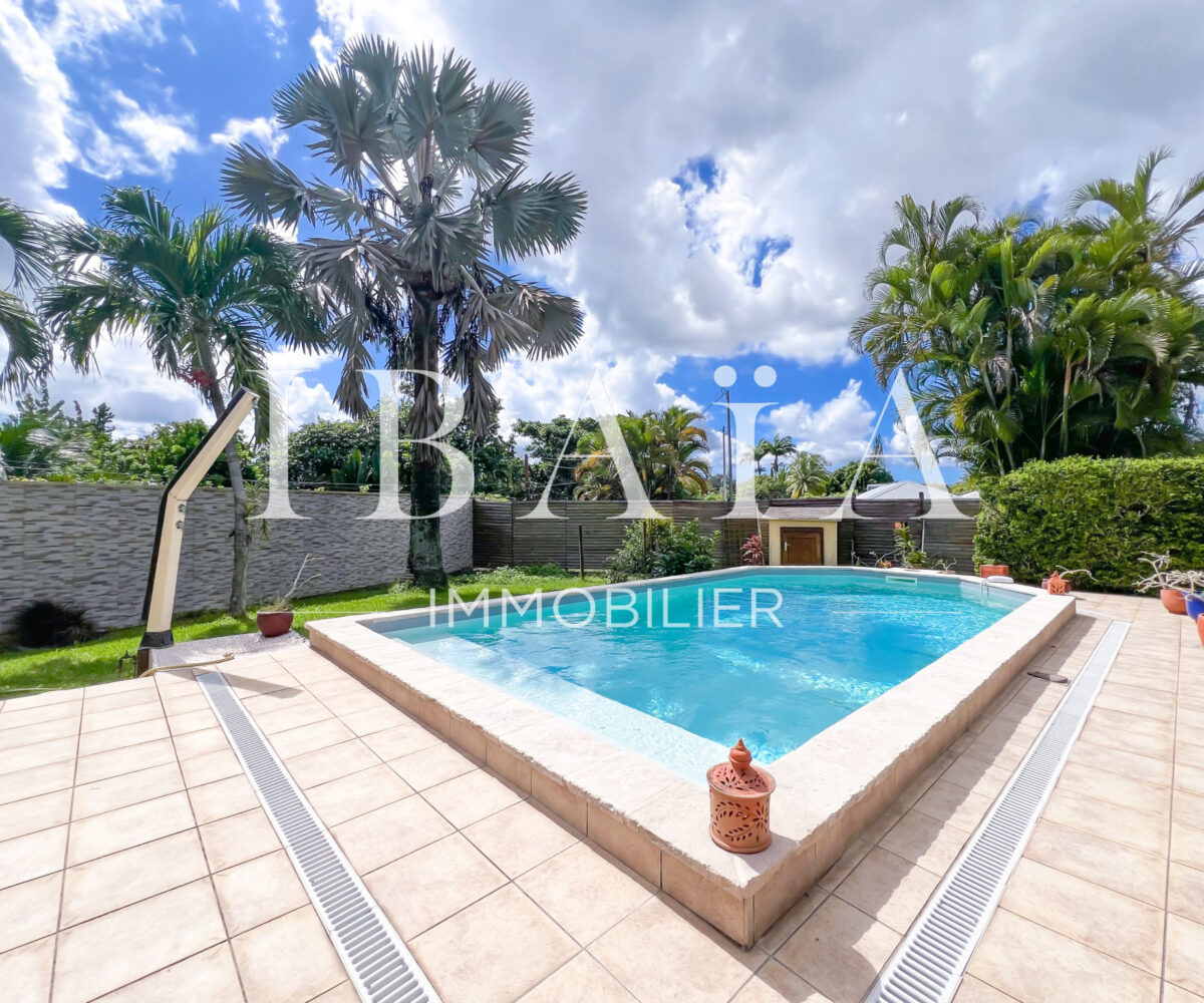 Agence IBAIA Immobilier - EXCLUSIVITÉ - BAIE-MAHAULT - PLAISANCE - VILLA AVEC PISCINE