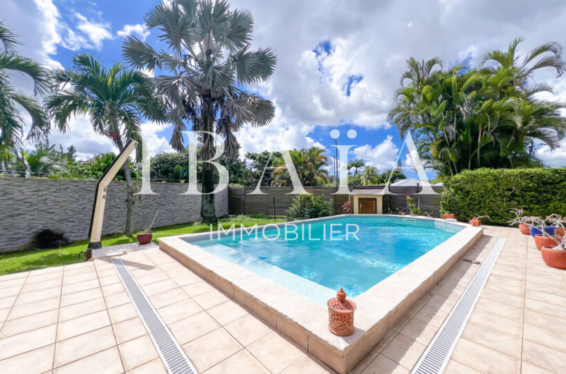 Agence IBAIA Immobilier - EXCLUSIVITÉ - BAIE-MAHAULT - PLAISANCE - VILLA AVEC PISCINE