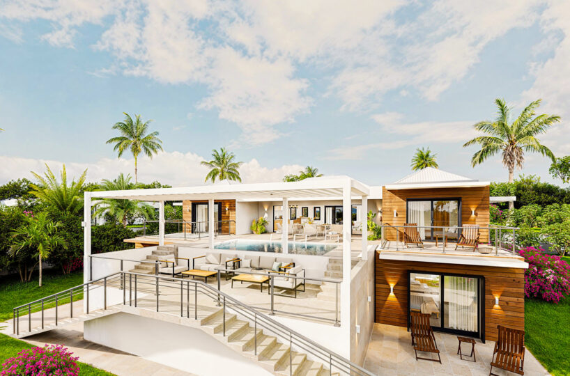 Agence IBAIA Immobilier - VILLA D'ARCHITECTE VUE MER - PRESTATIONS HAUT DE GAMME - DÉF