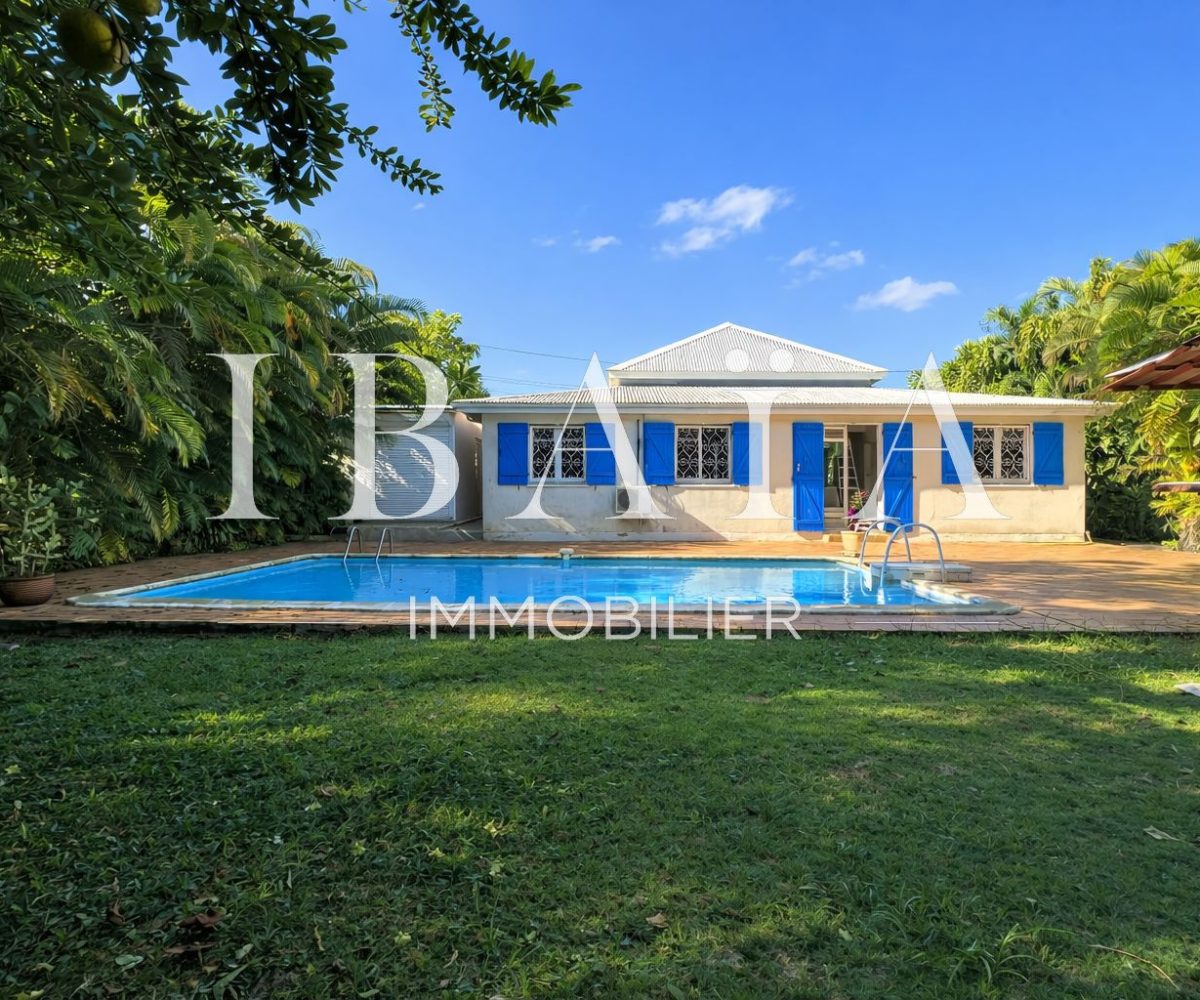 Agence IBAIA Immobilier - BAIE-MAHAULT - MOUDONG - VILLA 3 CHAMBRES + STUDIO