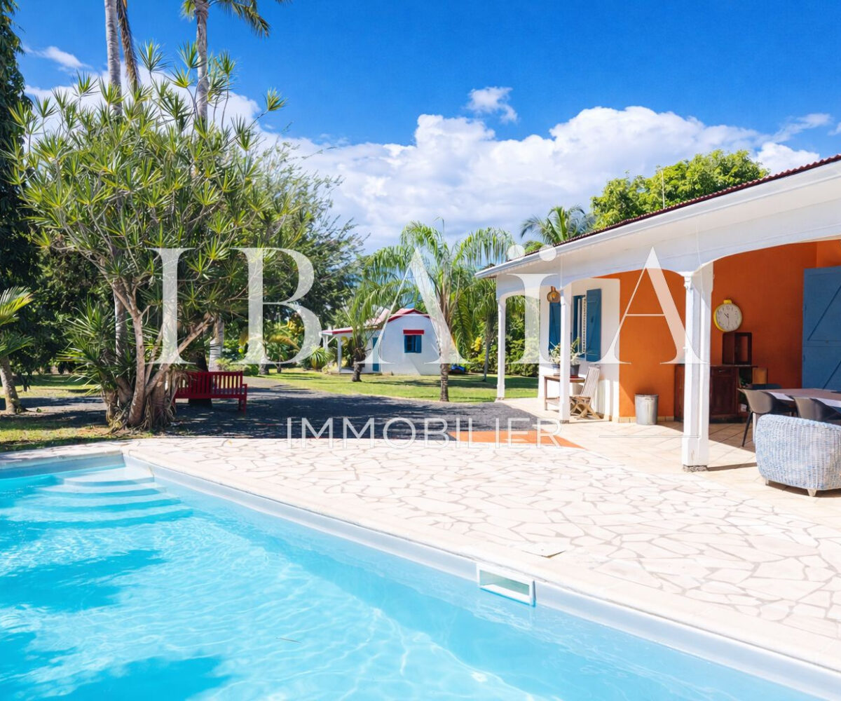 Agence IBAIA Immobilier - BAIE-MAHAULT - SECTEUR BIGLETTE - PROPRIÉTÉ VILLA + 2 DÉPEND