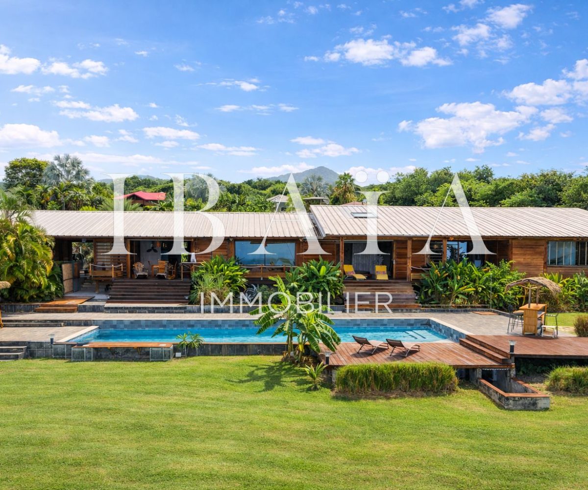 Agence IBAIA Immobilier - DESHAIES - PROPRIÉTÉ D'EXCEPTION VUE MER