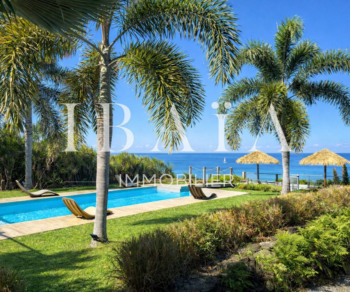 Agence IBAIA Immobilier - DESHAIES - VILLA PRESTIGE AVEC VUE MER - 6 CH + STUDIO