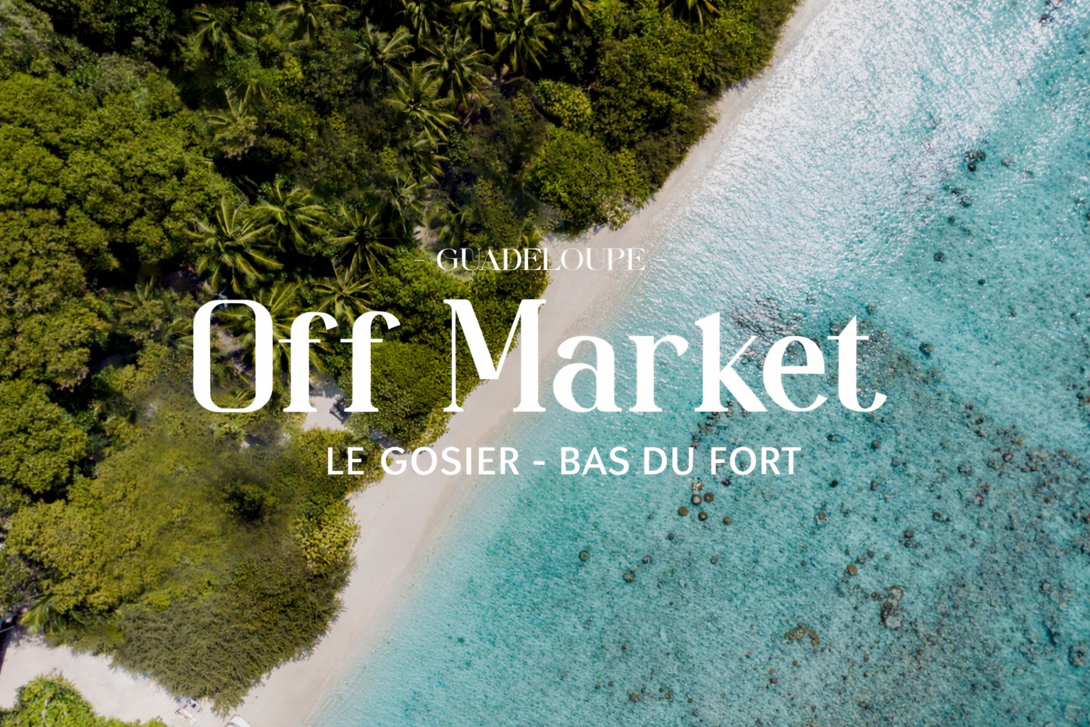 Agence IBAIA Immobilier - EXCLUSIVITÉ - LE GOSIER EMPLACEMENT RARE - VUE MER - PROPRIÉ