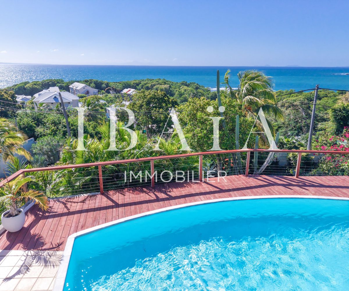 Agence IBAIA Immobilier - EXCLUSIVITÉ - LE GOSIER - PETIT-HAVRE - VILLA VUE MER