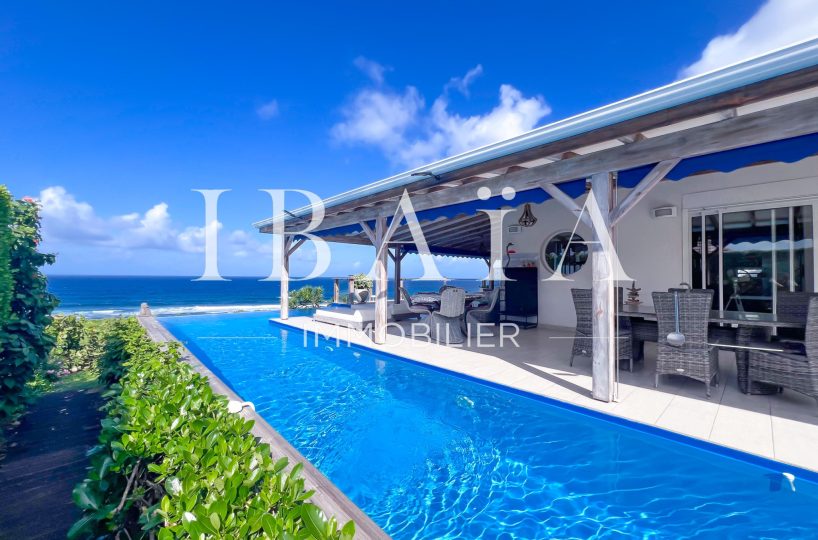 Agence IBAIA Immobilier - LE MOULE - VILLA BÉNÉFICIANT D'UNE VUE MER EXCEPTIONNELLE
