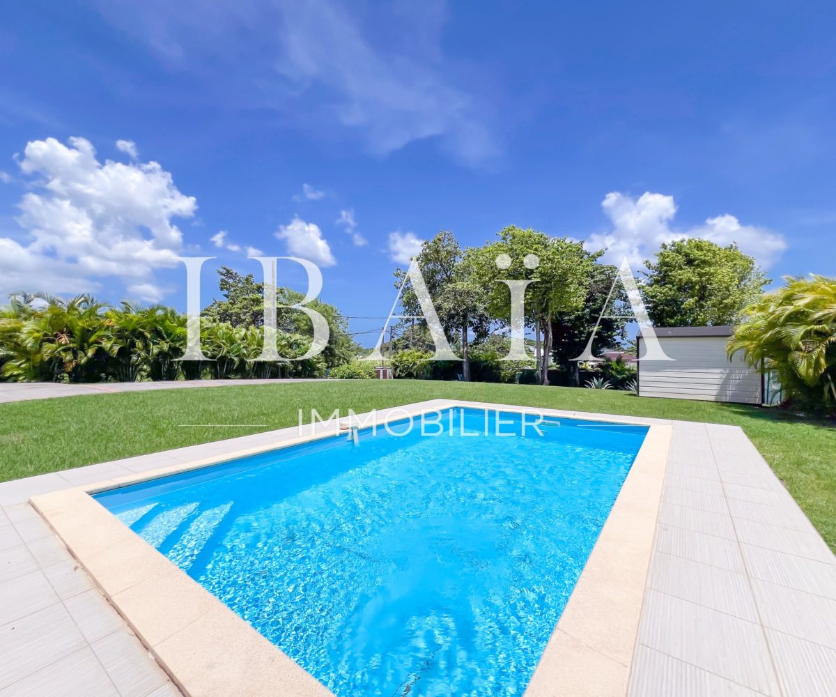 Agence IBAIA Immobilier - PETIT-BOURG - ARNOUVILLE - VILLA 4 CHAMBRES AVEC PISCINE SUR