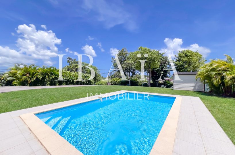 Agence IBAIA Immobilier - PETIT-BOURG - ARNOUVILLE - VILLA 4 CHAMBRES AVEC PISCINE SUR