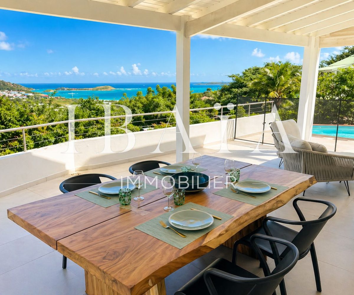 Agence IBAIA Immobilier - BAIE ORIENTALE - VUE MER - VILLA 3 CHAMBRES + STUDIO