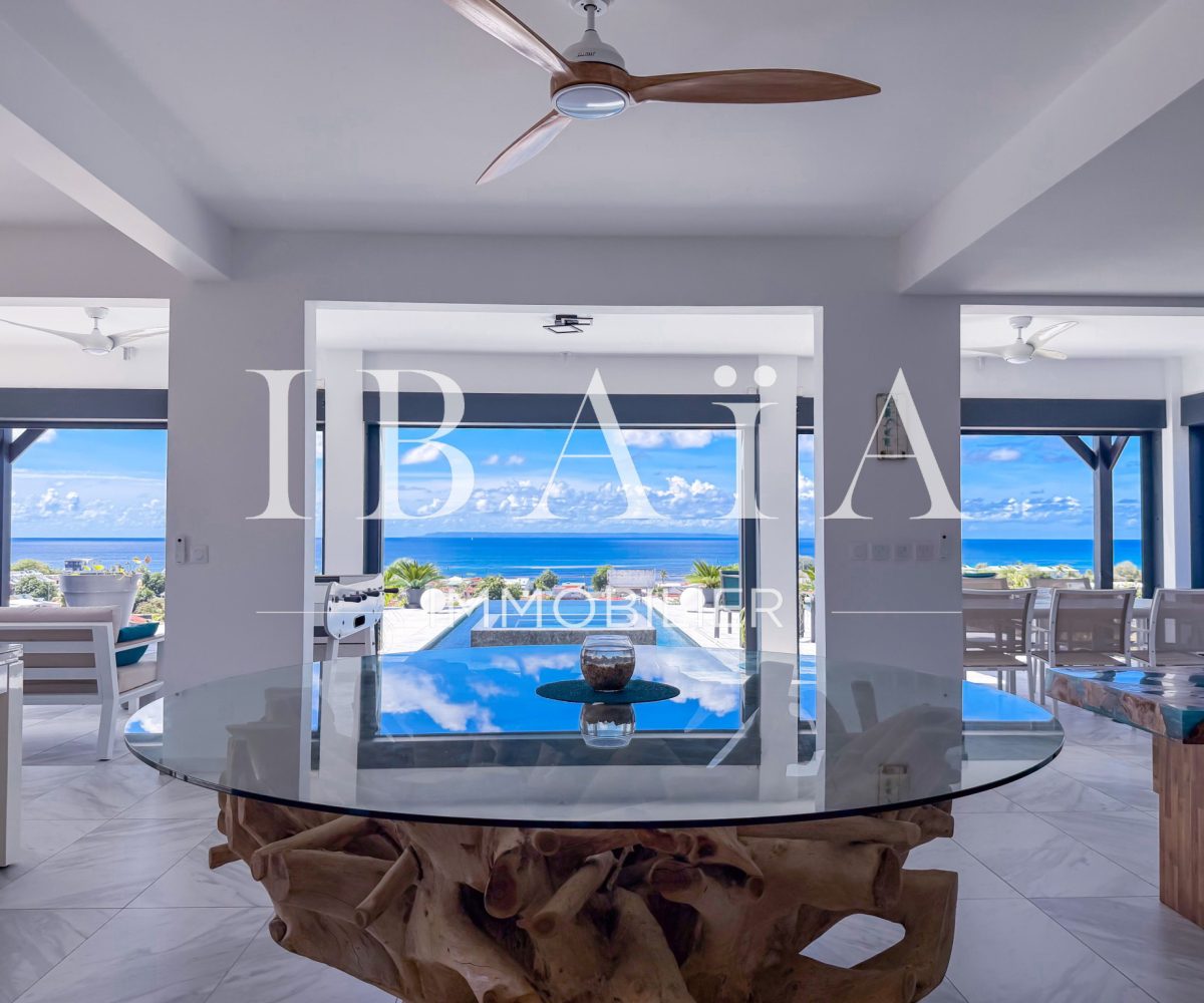 Agence IBAIA Immobilier - SAINT-FRANÇOIS - PROPRIÉTÉ D'EXCEPTION - VUE MER PANORAMIQUE