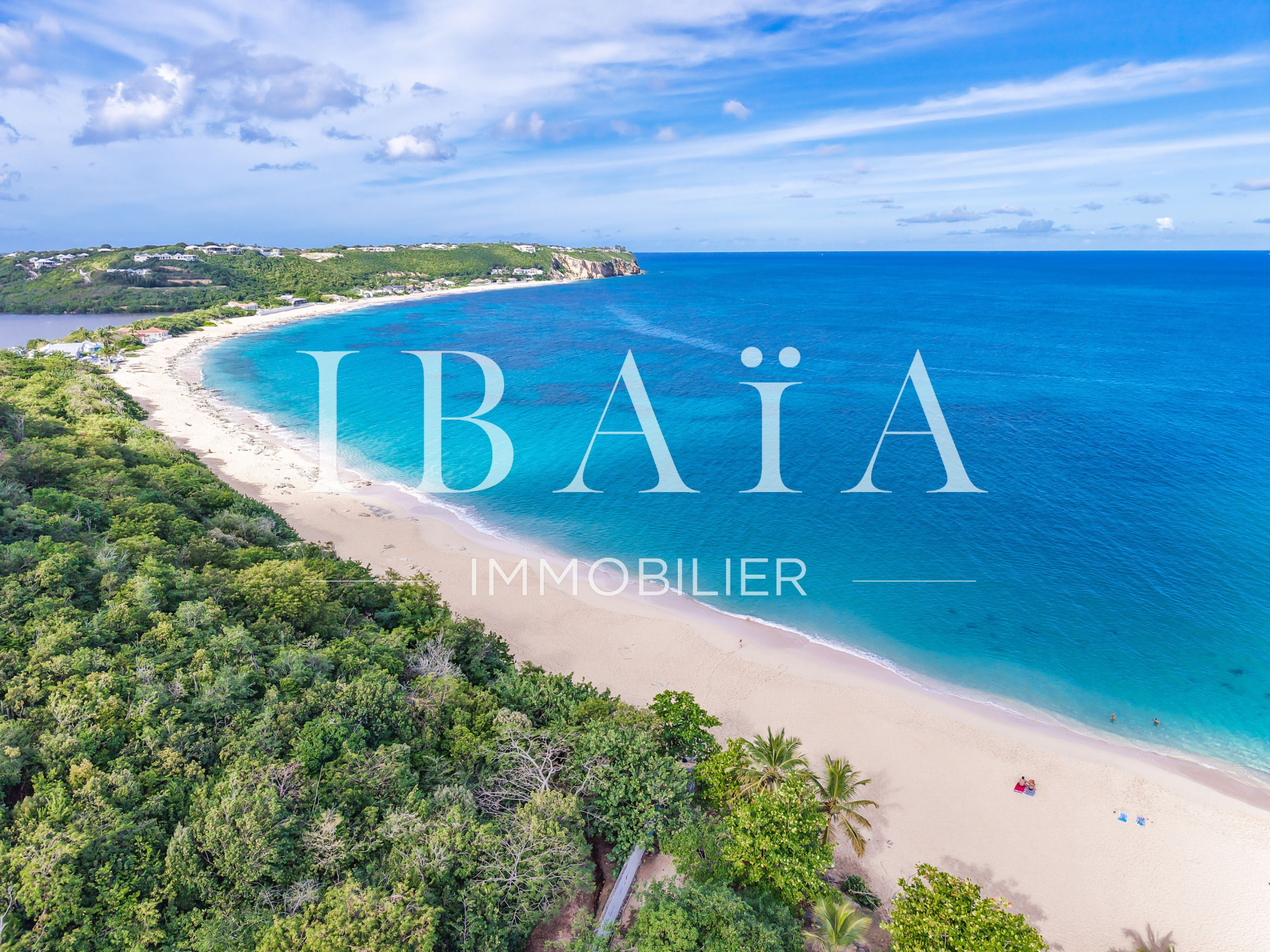 Agence IBAIA Immobilier - SAINT-MARTIN - TERRES BASSES - MAGNIFIQUE TERRAIN AVEC VUE M