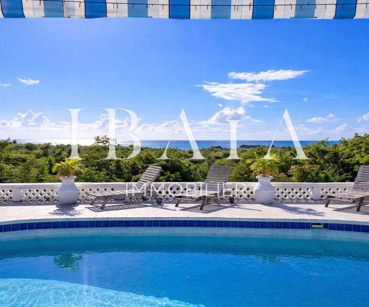 Agence IBAIA Immobilier - SAINT-MARTIN - TERRES BASSES - PROPRIÉTÉ VUE MER