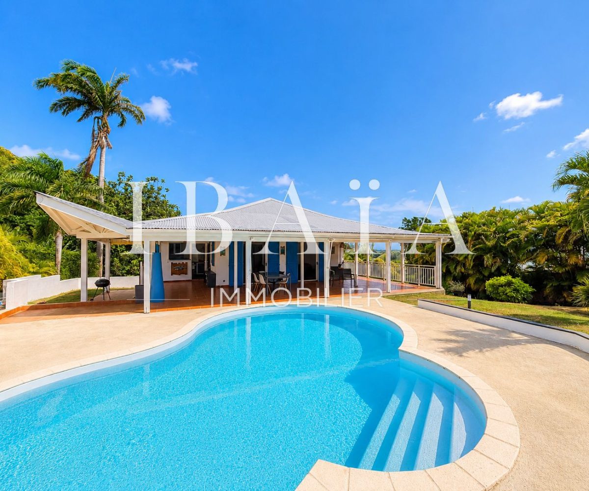 Agence IBAIA Immobilier - BAIE-MAHAULT - VILLA 3 CH AVEC PISCINE + APPARTEMENT + BUNGA