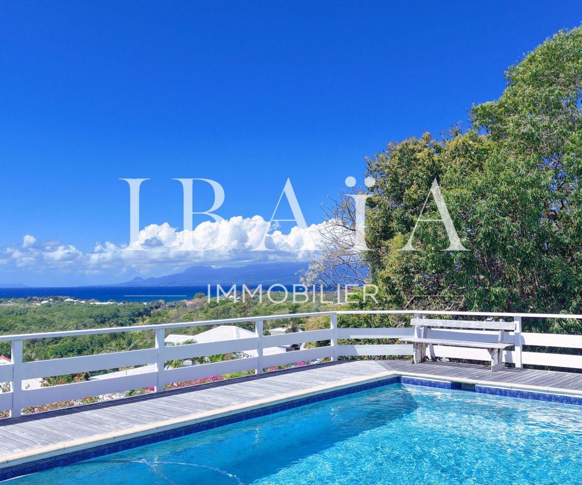 Agence IBAIA Immobilier - EXCLUSIVITÉ - LE GOSIER SALINE - VILLA VUE MER
