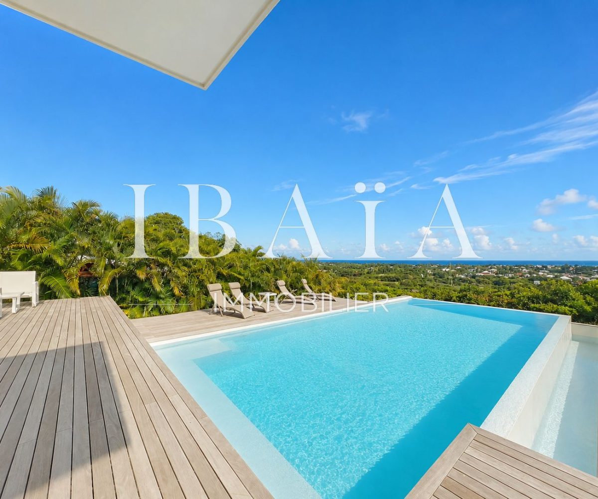 Agence IBAIA Immobilier - ST-FRANÇOIS - VILLA CONTEMPORAINE - BELLE VUE MER