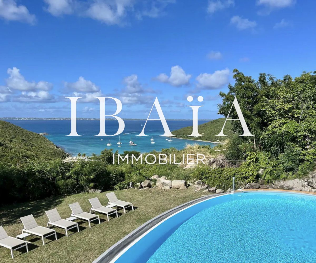 Agence IBAIA Immobilier - ANSE MARCEL - VILLA D'EXCEPTION 7 CHAMBRES - VUE MER