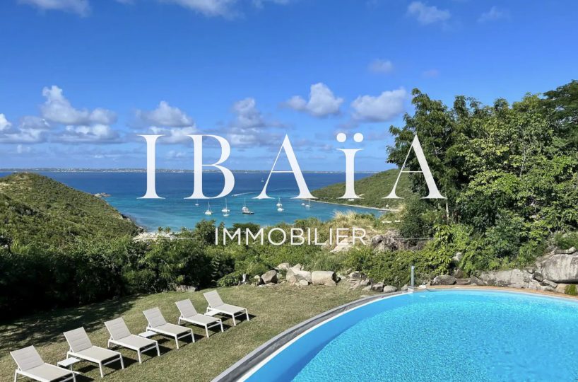 Agence IBAIA Immobilier - ANSE MARCEL - VILLA D'EXCEPTION 7 CHAMBRES - VUE MER