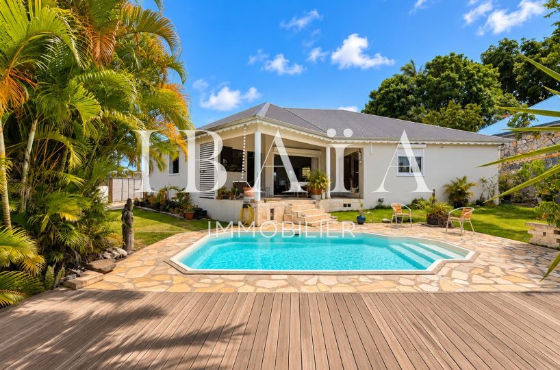 Agence IBAIA Immobilier - LE GOSIER - PLIANE - VILLA 3 CHAMBRES AVEC PISCINE