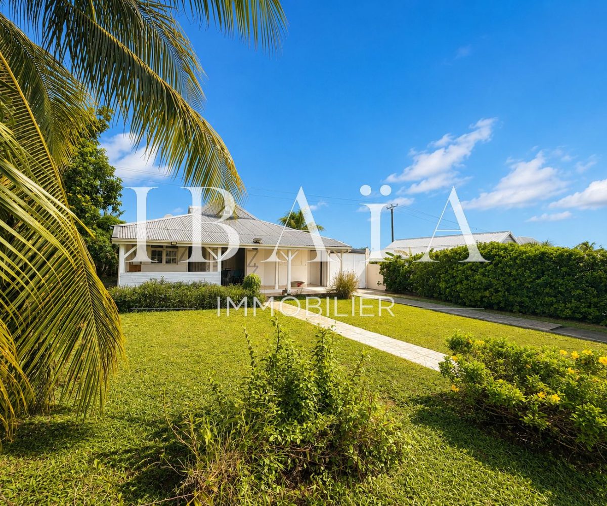 Agence IBAIA Immobilier - BAIE-MAHAULT - VILLA 3 CHAMBRES AVEC PISCINE