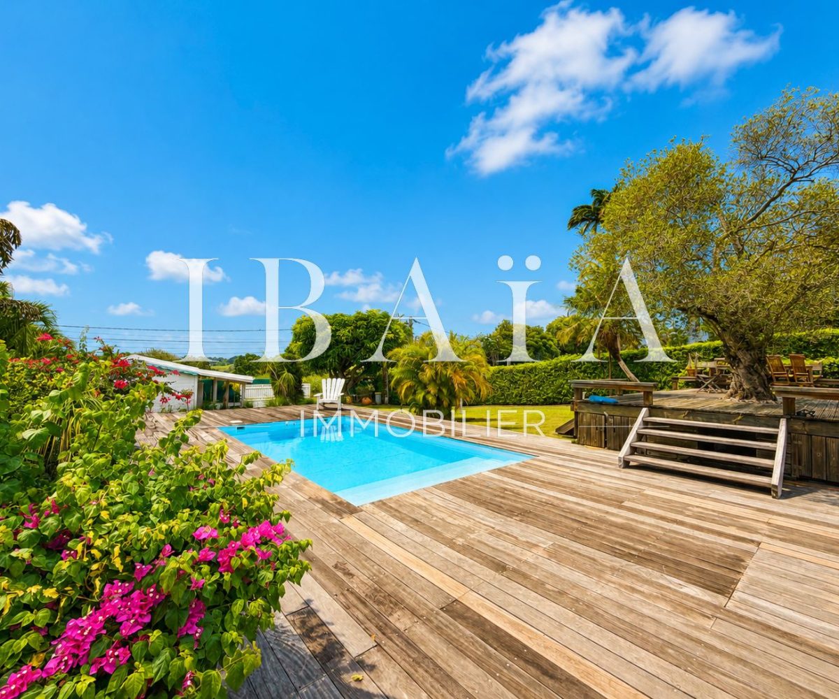 Agence IBAIA Immobilier - PETIT-BOURG - VILLA AVEC PISCINE 3 CH + BUNGALOW