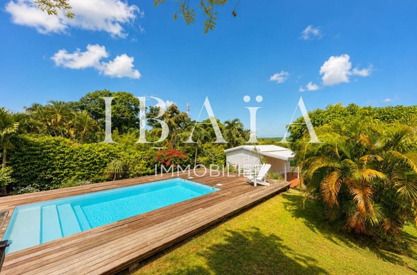 Agence IBAIA Immobilier - PETIT-BOURG - VILLA AVEC PISCINE 3 CH + BUNGALOW