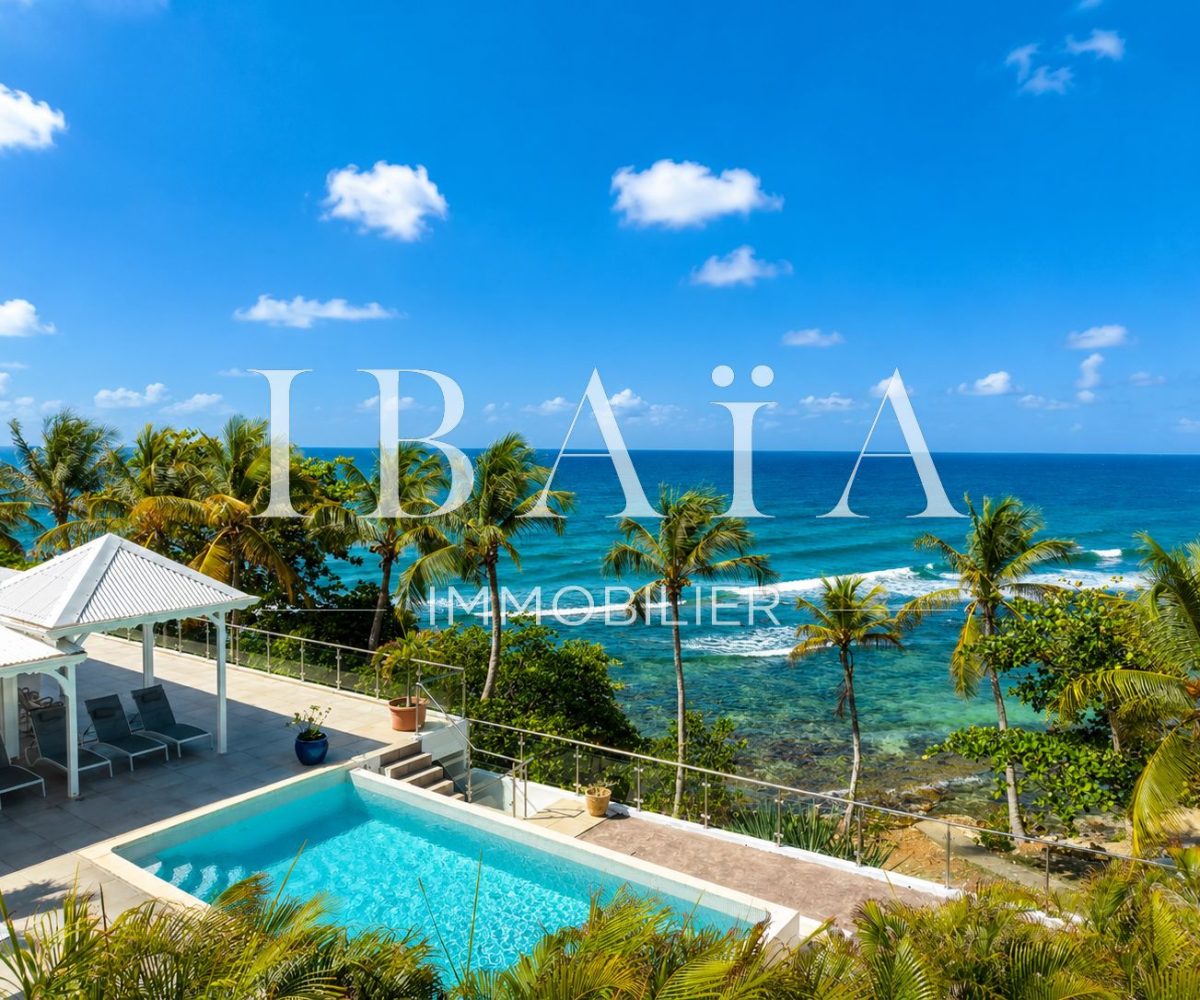 Agence IBAIA Immobilier - SAINT-FRANÇOIS - VILLA EN PREMIERE LIGNE - ACCÈS PLAGE