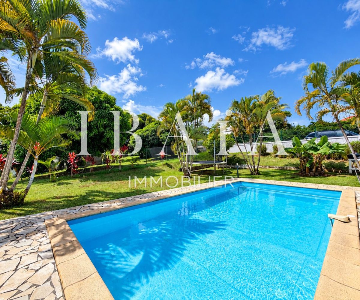 Agence IBAIA Immobilier - EXCLUSIVITÉ - PETIT-BOURG - VILLA 4 CHAMBRES AVEC PISCINE