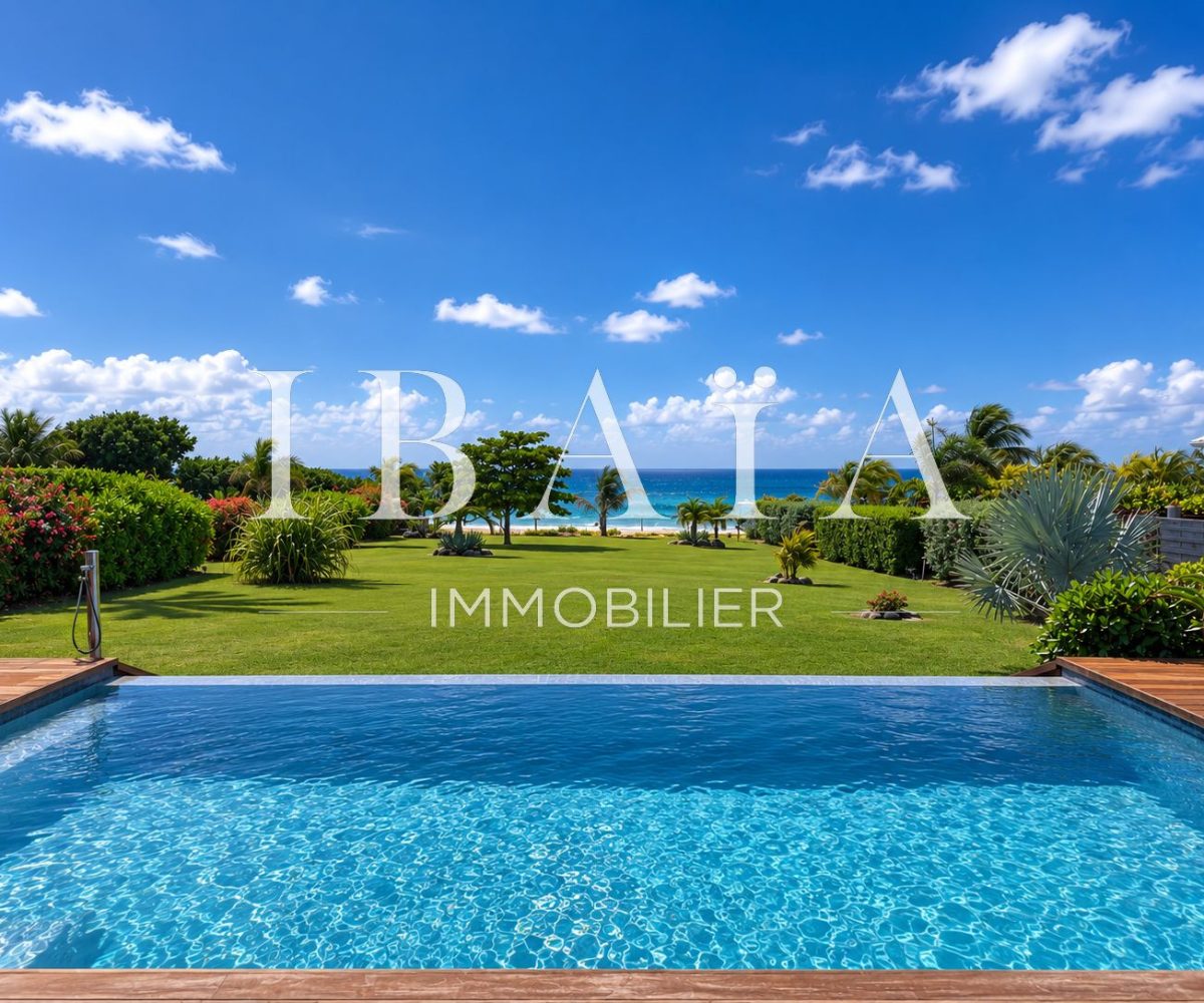 Agence IBAIA Immobilier - SAINT-FRANÇOIS - PREMIÈRE LIGNE -  PROPRIÉTÉ D'EXCEPTION