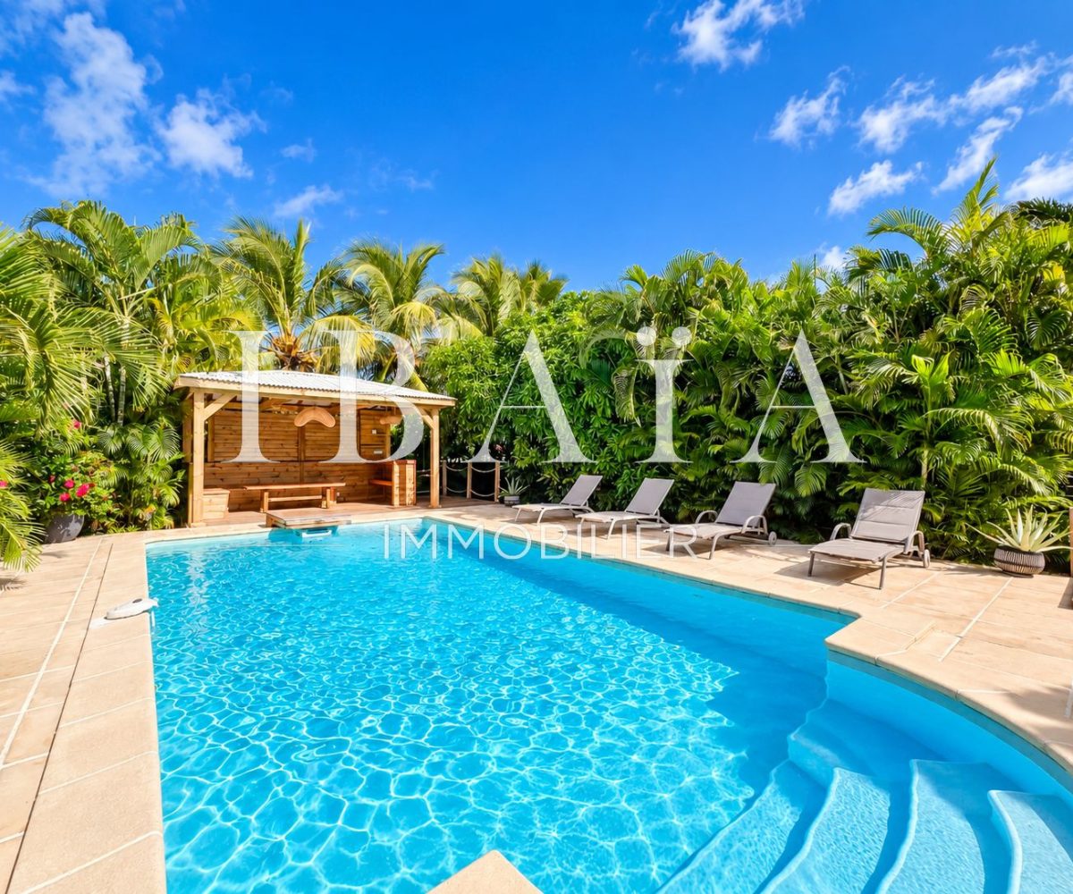 Agence IBAIA Immobilier - SAINT-FRANÇOIS - VILLA 3 CH AVEC PISCINE - FORT RENDEMENT
