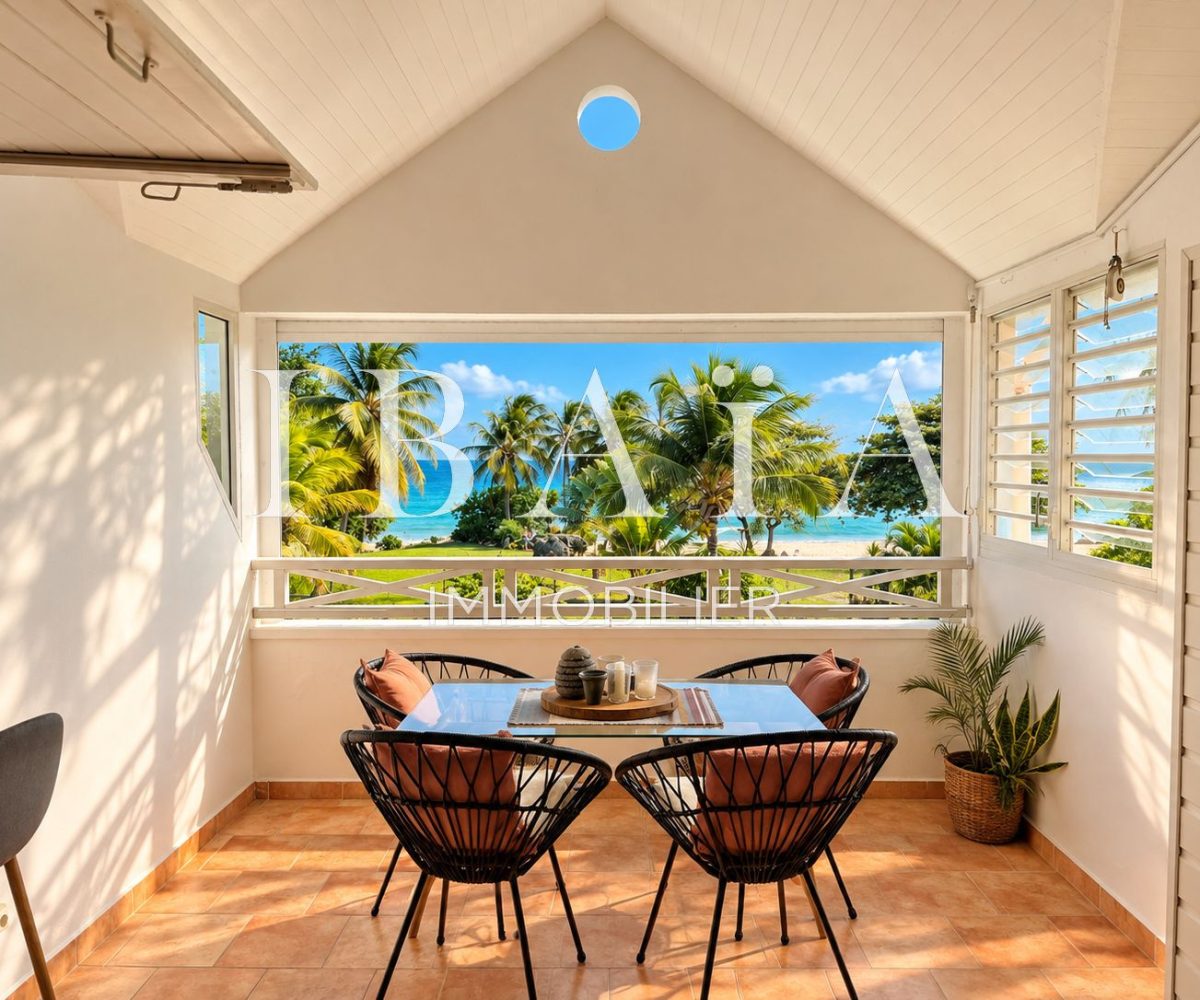 Agence IBAIA Immobilier - EXCLUSIVITÉ - LE GOSIER - PREMIERE LIGNE ACCÈS PLAGE