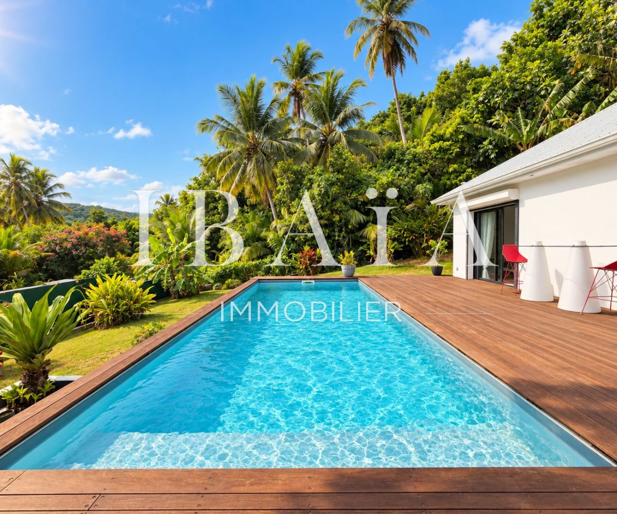 Agence IBAIA Immobilier - EXCLUSIVITÉ - PETIT-BOURG COLIN - VILLA RÉCENTE